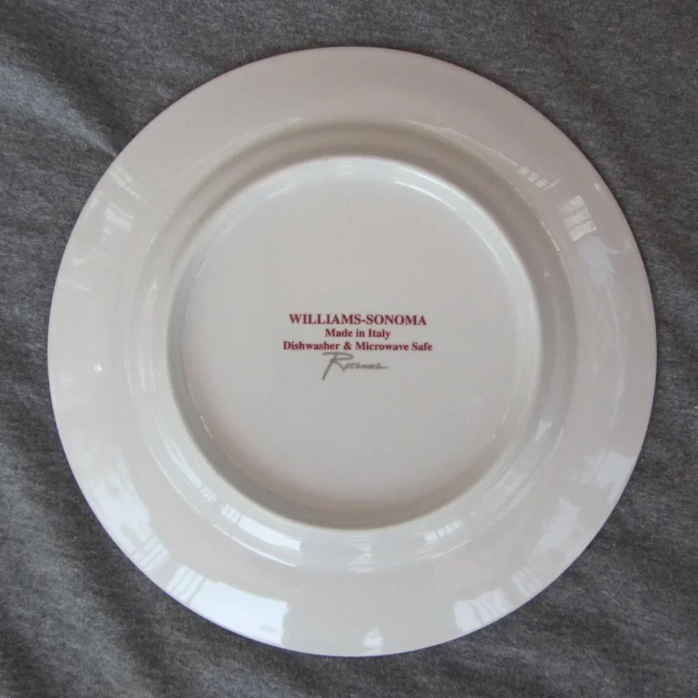 Williams Sonoma Rosanna Italy fruit plates set of 6 (W3262)